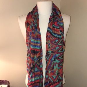 Tribal print scarf